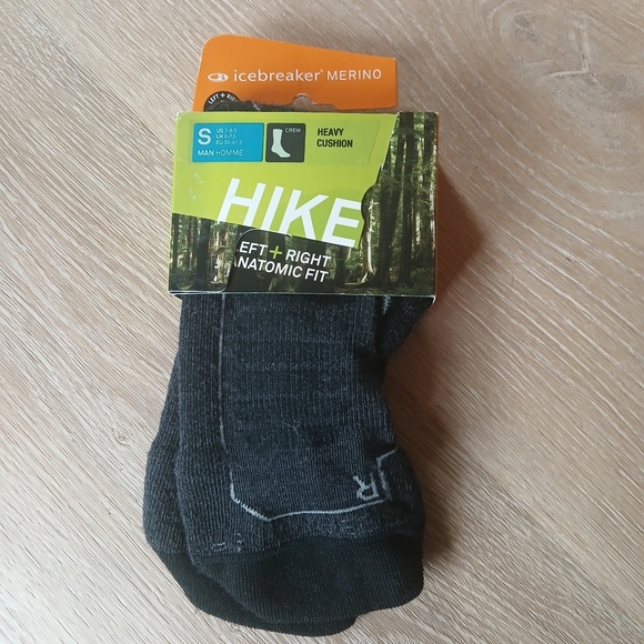 Icebreaker Men's Merino Micro Hike Socks Left/Right Heavy Anatomic - Picture 1 of 8